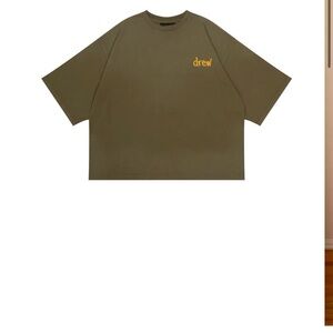 COPY - Drew Olive Green Boxy T-Shirt